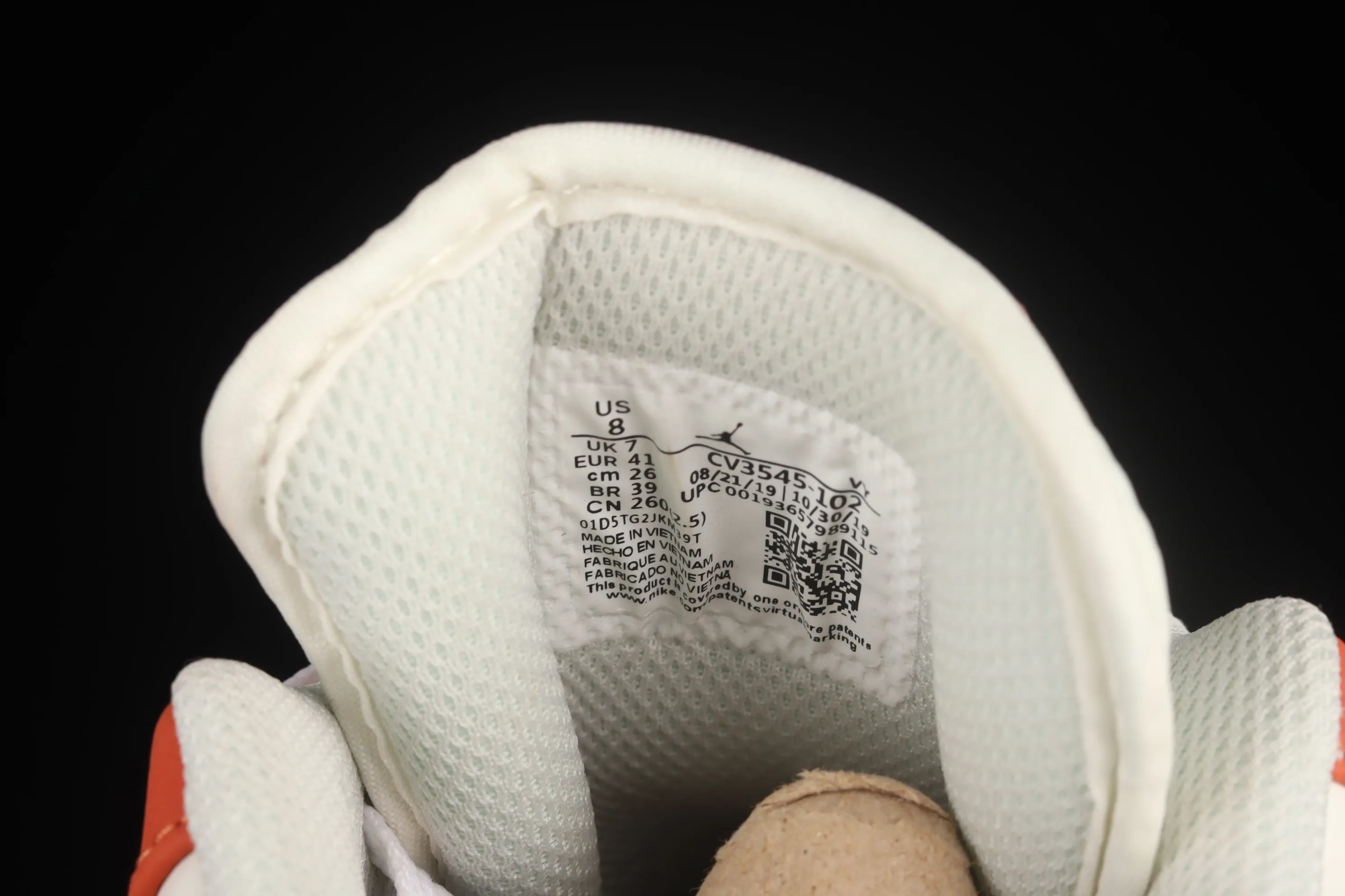 All categories Air Jordan Jordan series basketball shoes Air Jordan 1 Low Air Jordan AJ1 Low AJ1 Joe 1 white orange yellow color low-top cultural leisure sports basketball shoes CV3545-102